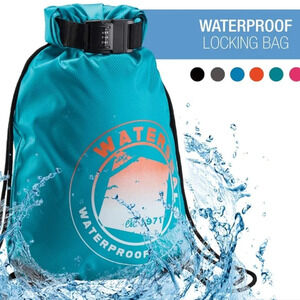 NWOT Waterseals draw string blue bag